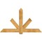 Ekena Millwork Kennewick Rough Sawn Timber Gable Bracket, Western Red Cedar, 72"W x 42"H x 6"D x 6"F, 14/12 Pitch GBW072X42X0606KEN00RWR - alternate 1